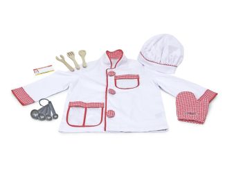 Chef Role Play Costume Set Ages 3-6 Years