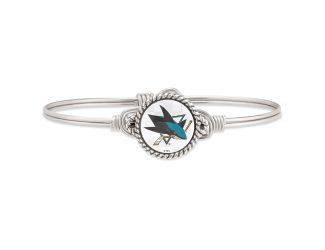 San Jose Sharks Bangle Bracelet Size Petite