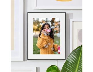 Aura Walden 15" Digital Photo Frame - Matte Black