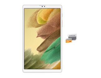 8.7" Galaxy Tab A7 Lite 32GB Silver w/ 32GB Micro SD & Adapter