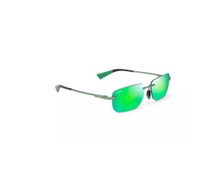 Lanakila Polarized Sunglasses Matte Green Frame MAUIGreen Lens