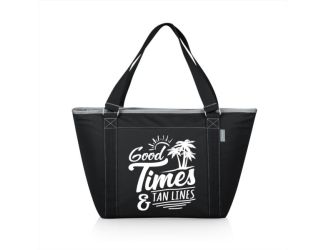 Beach Sayings - Topanga Cooler - Beige, Beach Don't Kill My Vibe