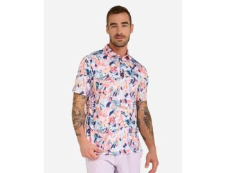 Mens Golf Polo - In Bloom-XL