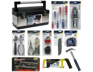 Heavy Duty Tool Box with Stainless Steel Siding & Accessories Package