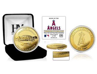 Los Angeles Angels "Stadium" Gold Mint Coin