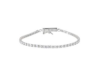 Colored Oval Four Prong Tennis Bracelet