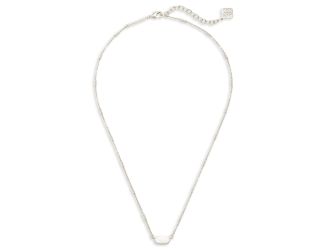 Kendra Scott Fern Pendant Necklace in Bright Silver