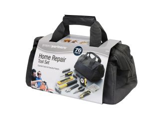 76-Piece Home Repair Tool Set with Bag