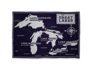 Faribault Mill Great Lakes Wool Throw