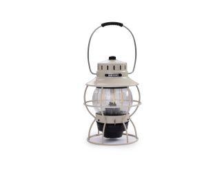 Barebones Rechargeable Railroad Lantern - Vintage White