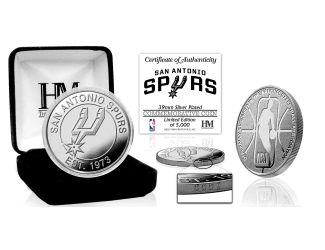 San Antonio Spurs Silver Mint Coin