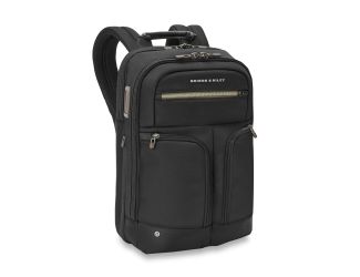 HTA Slim Expandable Backpack - Black