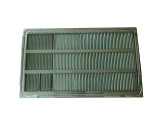 Stamped Aluminum Rear Grille for 26-inch Wall Sleeve