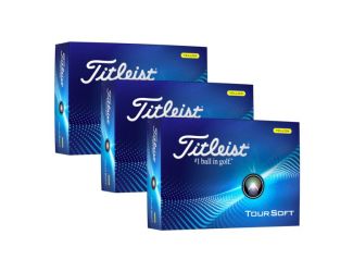 Tour Soft Golf Balls - Yellow - 3 Dozen