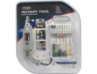 Chicago Power Tools 72-Piece Rotary Tool Set