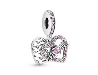Heart & Mom Dangle Charm