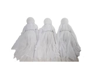 Light-up Ghost Trio, Outdoor Halloween Lawn Decoration