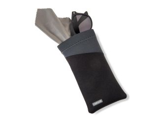 Travel Eyeglass Case - Black/Gray