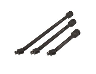 1/2-Inch Drive, 3/8-Inch Pinless Swivel Impact Extension 3-Piece Set - 6-Inch, 9-Inch, 12-Inch