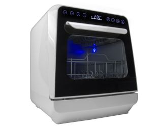 3 Place Setting Countertop Dishwasher - White