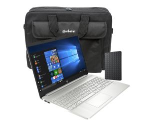15.6" Touchscreen Notebook Intel processor, 1TB portable drive and carrying case