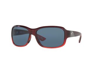 Inlet Pomegranate Fade Sunglasses w/ Polarized 580P Gray Lens