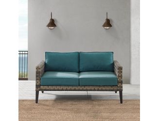 Prescott Outdoor Wicker Loveseat