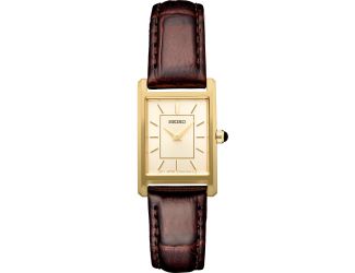 Ladies Essential Rectangle Champagne Dial