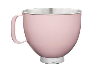 5-Quart Tilt-Head Colorfast Finish Stainless Steel Bowl in Matte Dried Rose