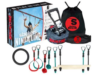 Slackers NinjaLine 36' Intro Kit with 7 Hanging Obstacles