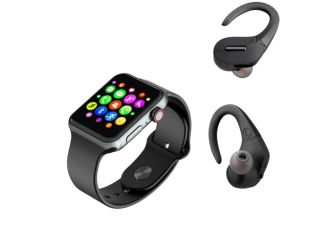 Slide Sports Combo Fitness Tracker & Sports TWS Earbuds