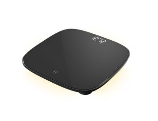 Glo Essential Digital Body Weight Scale w/ Perimeter Lighting Black