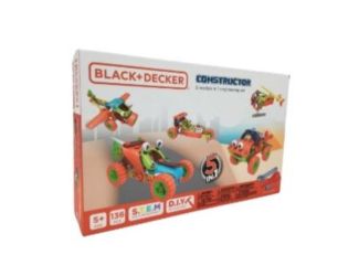Black+Decker 5-in-1 Engineering Set 136 Pcs