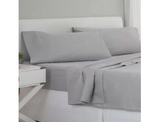 T1200 thread Count sheet set Queen - (Gray)