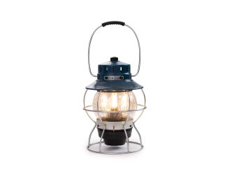 Barebones Rechargeable Railroad Lantern - Ocean Blue