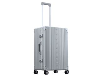 Aleon 26" Traveler with Suiter Aluminum Hardside Luggage (Platinum) Silver