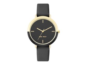 Women's Black Strap Watch