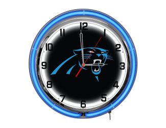 Carolina Panthers 18" Neon Clock