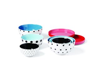 On The Spot 8pc Nesting Dinnerware Set