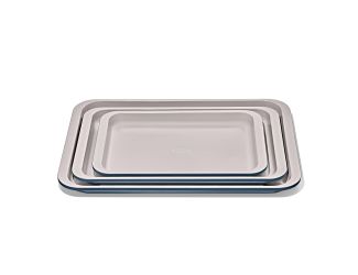 Good Grips 3pc NS Pro Ceramic Coated Metal Bakeware Set Storm Blue