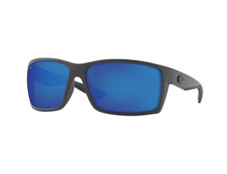 Reefton Matte Gray with Blue Mirror Polarized