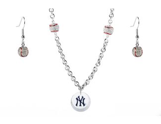 Baseball Set Yankees Necklace Exclusive