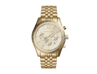 Mens Lexington Gold Tone Chronograph  Watch