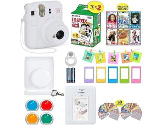 Fujifilm Instax Mini 12 Camera Bundle White