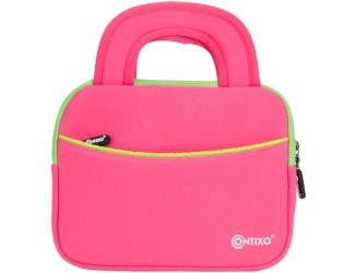 TB02 Protective Carrying Bag Sleeve Case for 10" Tablets-Pink