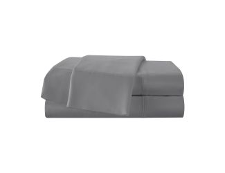 T400 Solid Cotton Sateen Sheet Set Size King