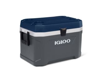 MaxCold Latitude 54qt Cooler Carbonite/Aegean Sea