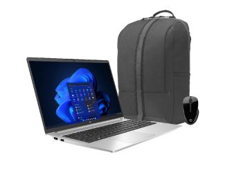 ProBook 15.6" Windows 11 Pro Notebook, backpack and wireless mouse