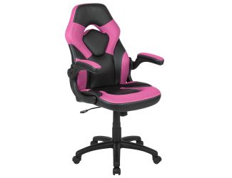 Pink/Black X10 Series Ergonomic Racing Style Gaming Chair