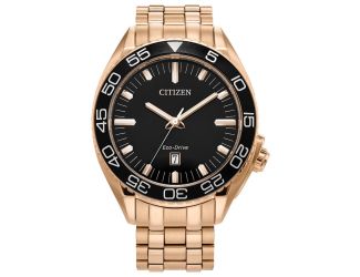 Citizen Men's Sport Luxury Stainless Steel Bracelet watch, Black dial
